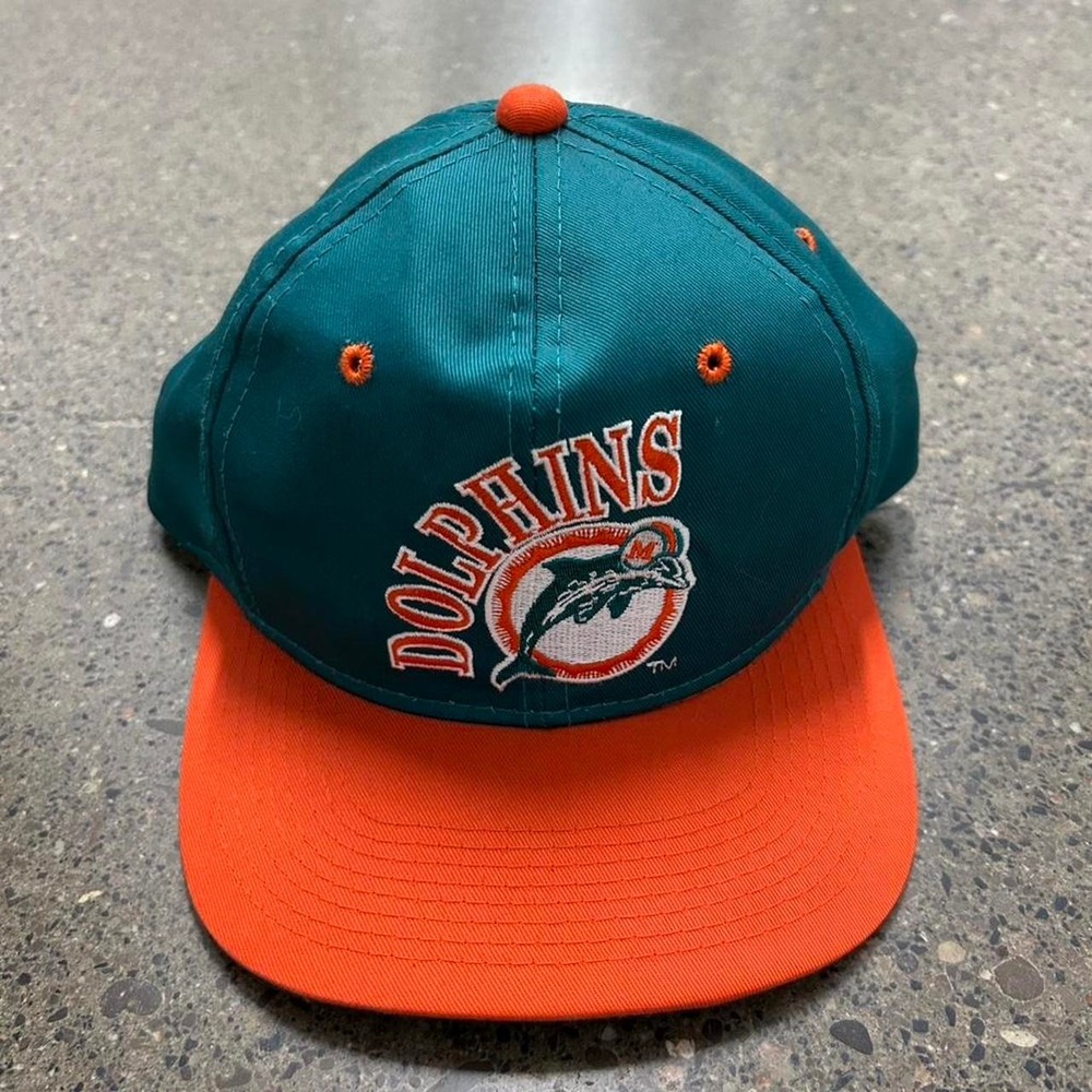 Vintage 90s Miami Dolphins Snapback Hat